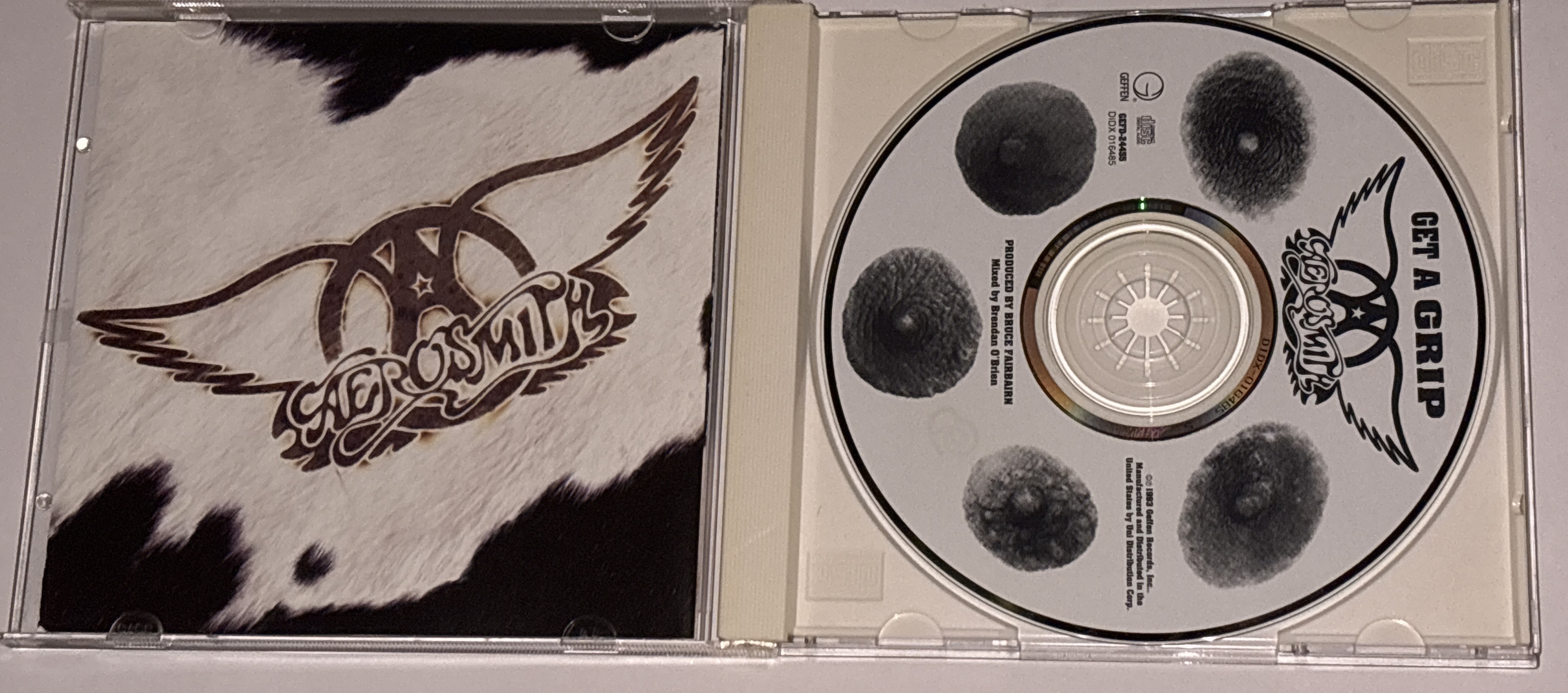 Aerosmith Get a Grip CD with white tray