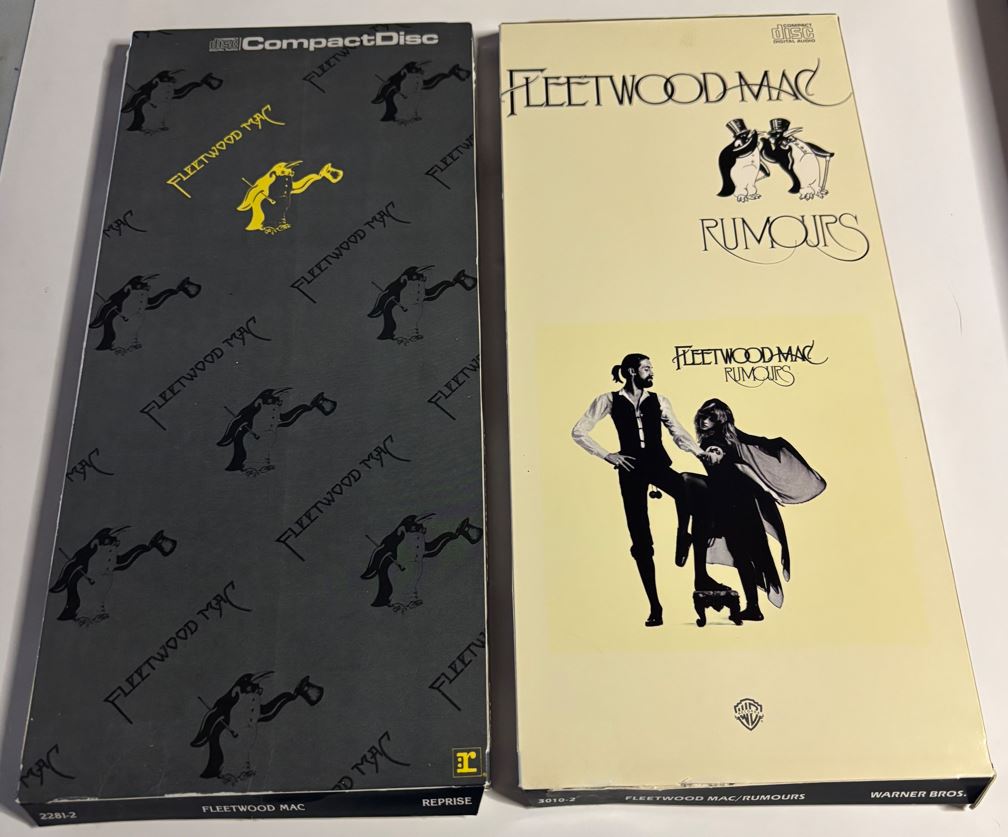 Fleetwood Mac longboxes, self-titled and Rumours
