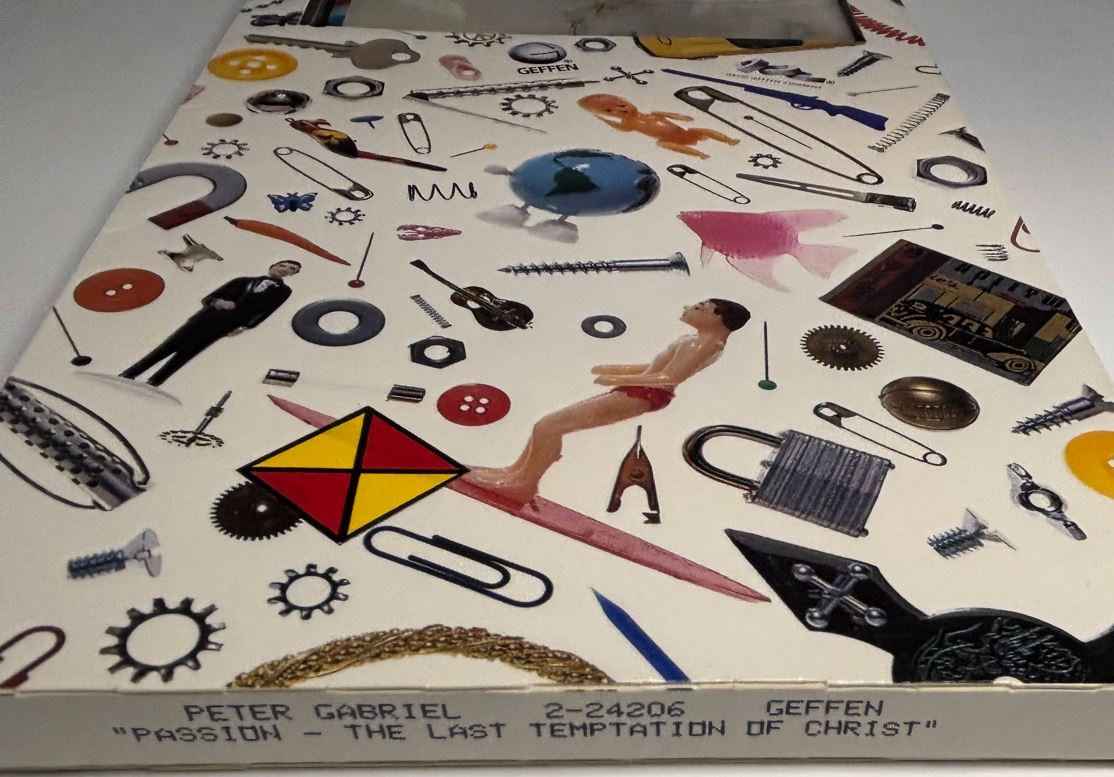 Peter Gabriel “The Last Temptation of Christ” in a generic longbox for Geffen Records