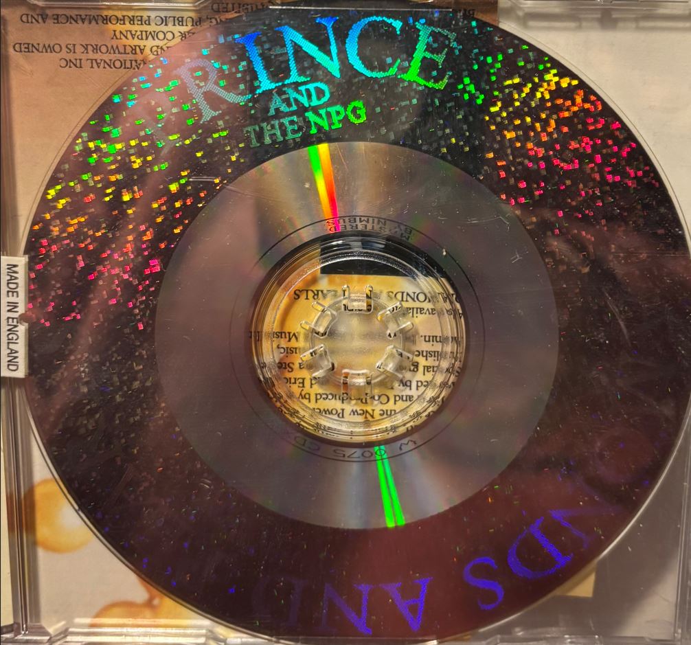 Holographic CD single design